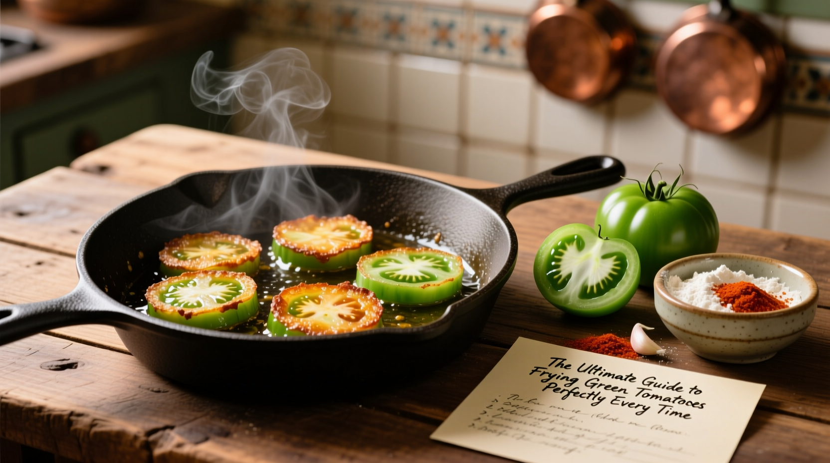 the ultimate guide to frying green tomatoes perfectly every time