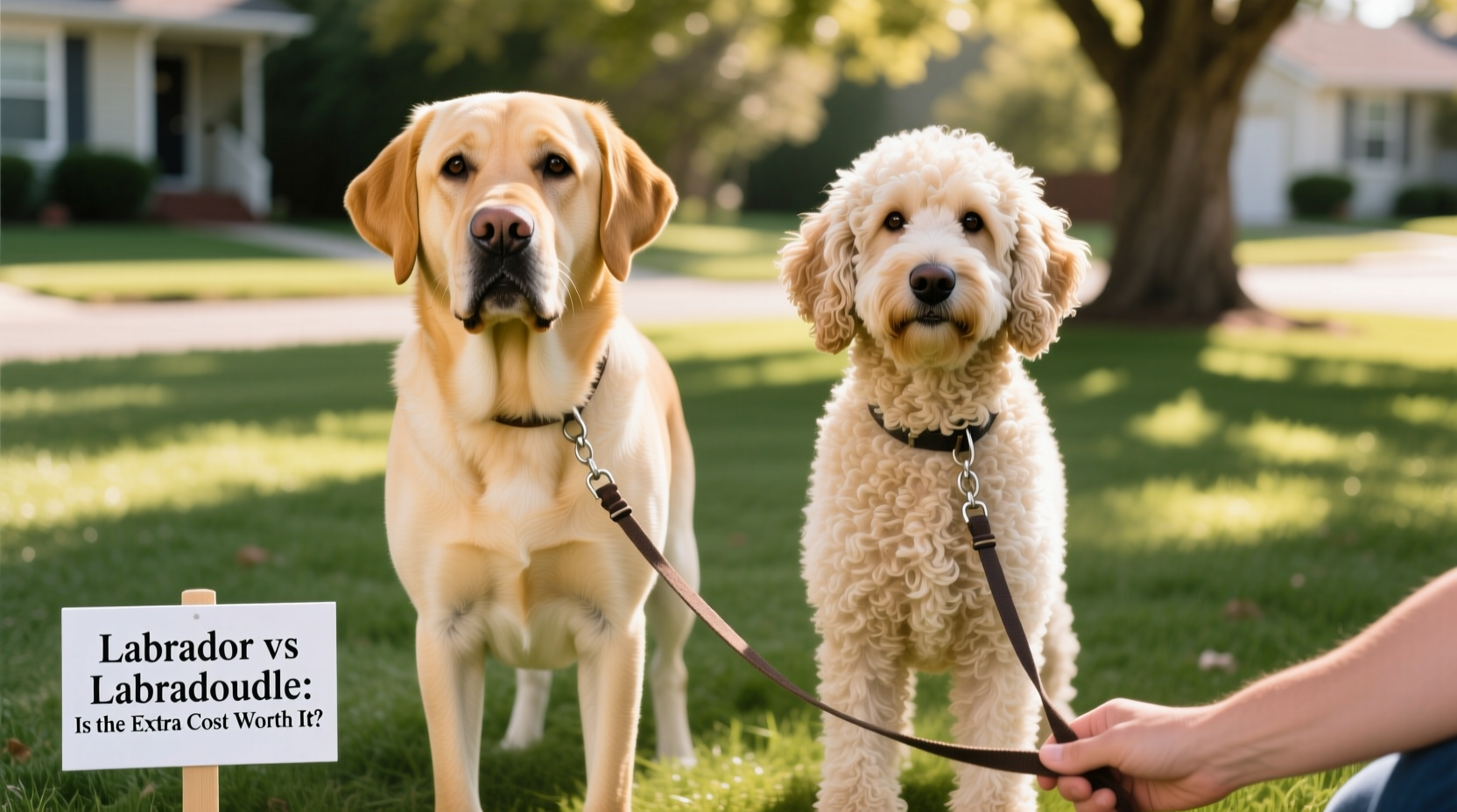 labrador vs labradoodle if you want a dog is a labradoodle really worth the extra cost