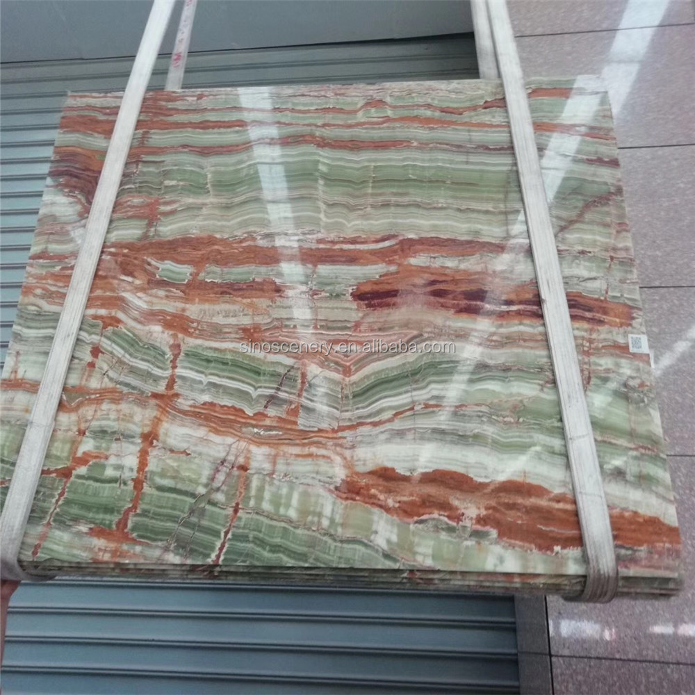 竹结绿色玛瑙大理石大平板价格为墙壁地板瓷砖