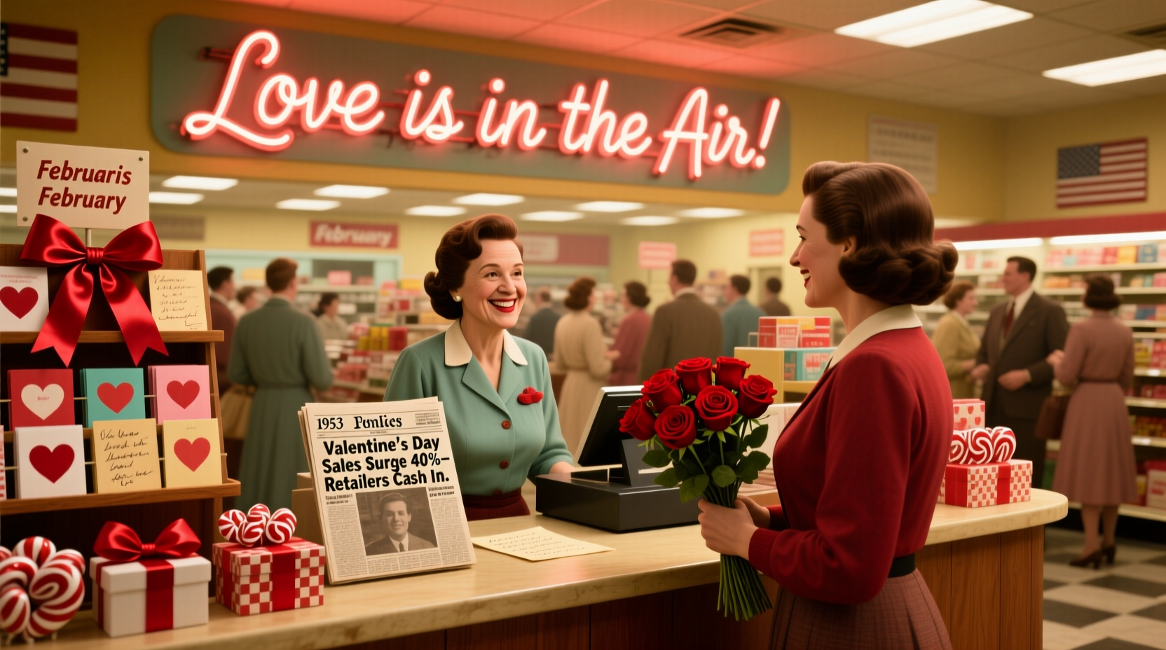 when did valentines day get comercialized