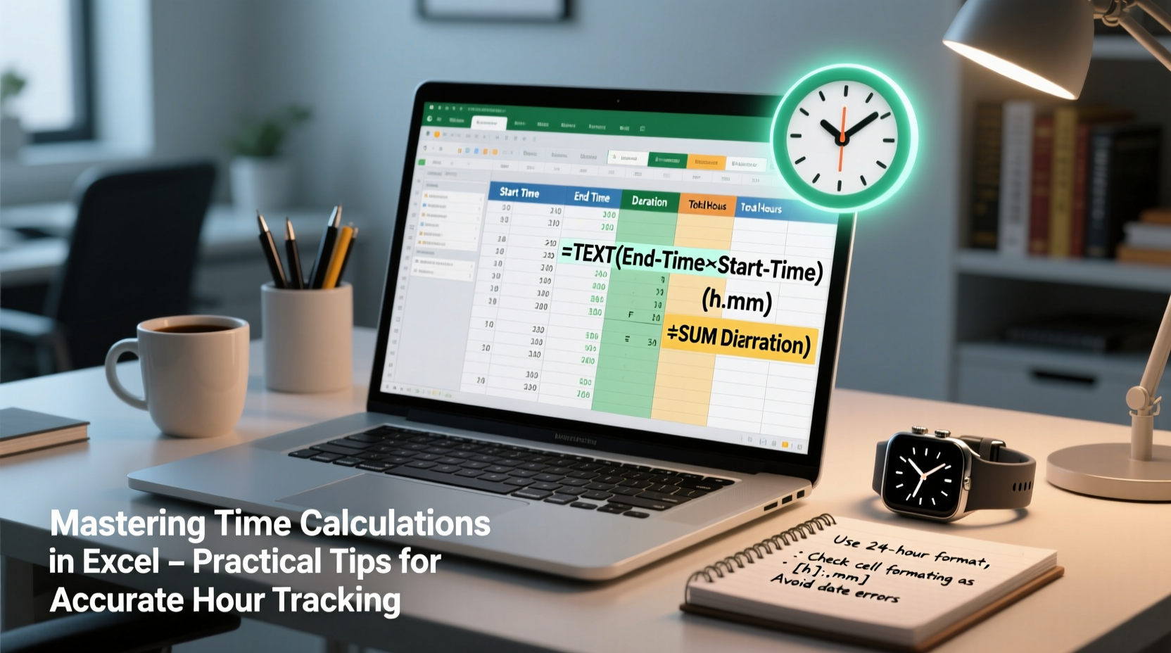 mastering time calculations in excel practical tips for accurately calculating hours and tracking time