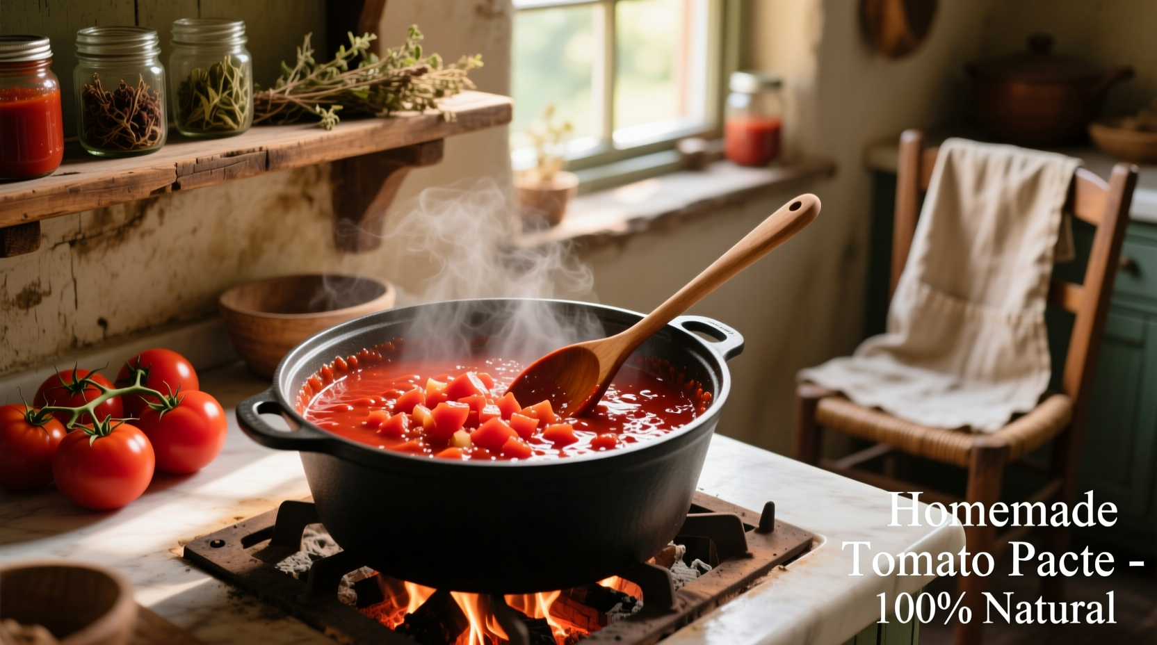 making tomato paste at home