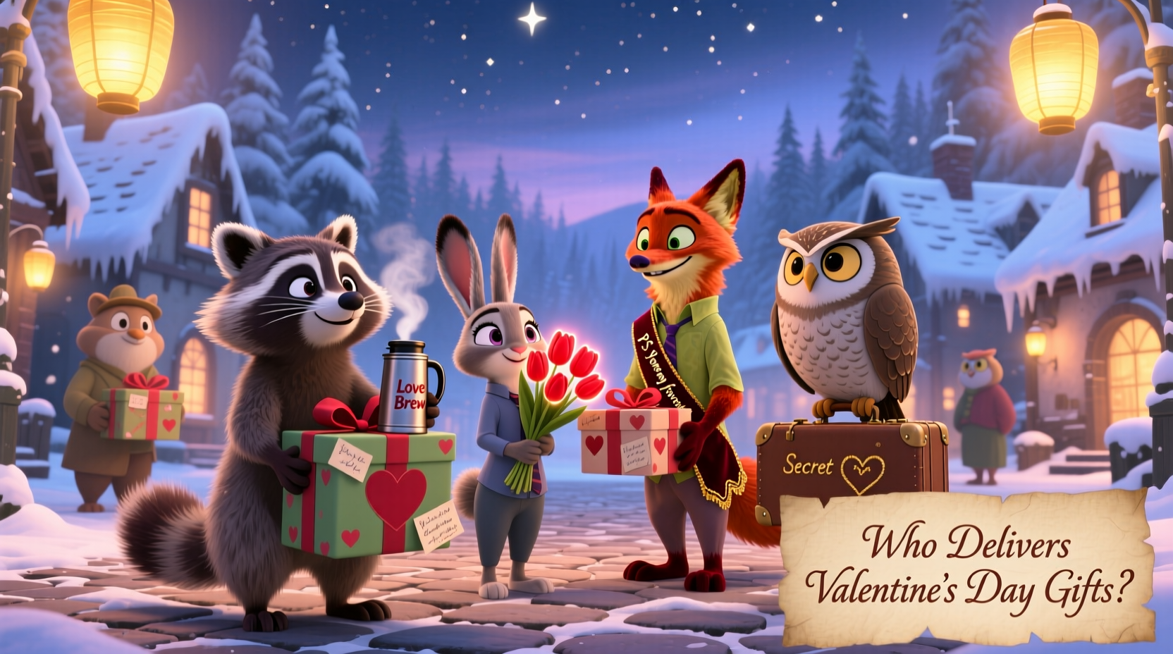 who delivers valentines day gifts
