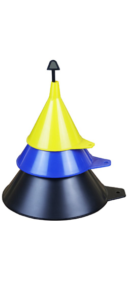 Engine Oil Filter Funnel Spill Proof Car Fuel Fluid Filler Funnel with Screen Disc and Anti Splash Ring