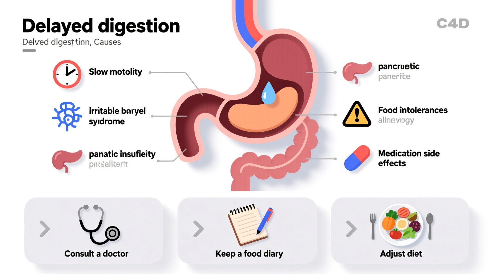 why isnt my food digesting possible causes what to do