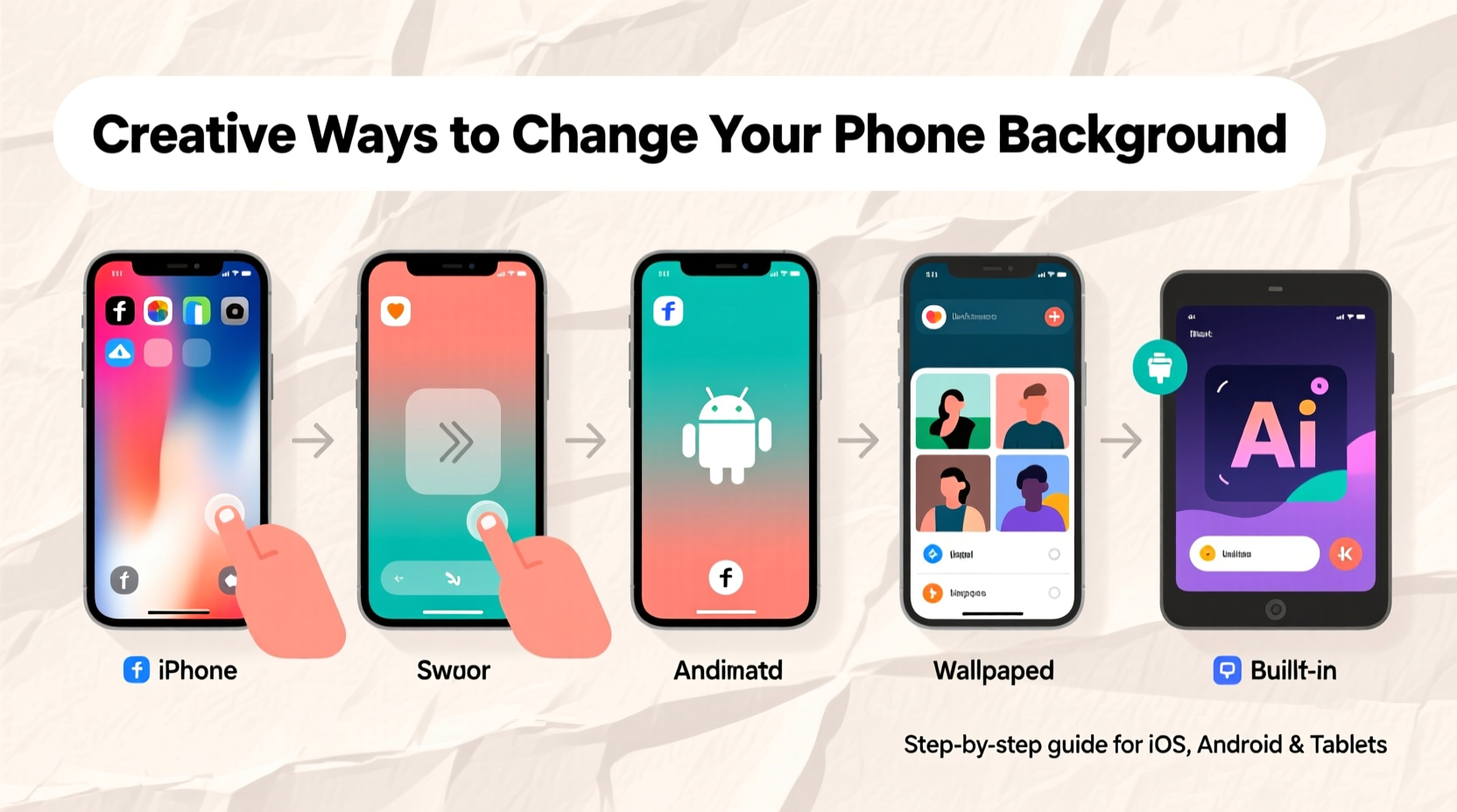 creative ways to change your phone background a step by step guide for any device