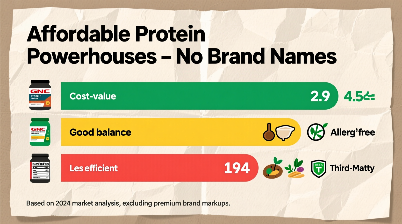 affordable alternatives for best protein at gnc without brand names