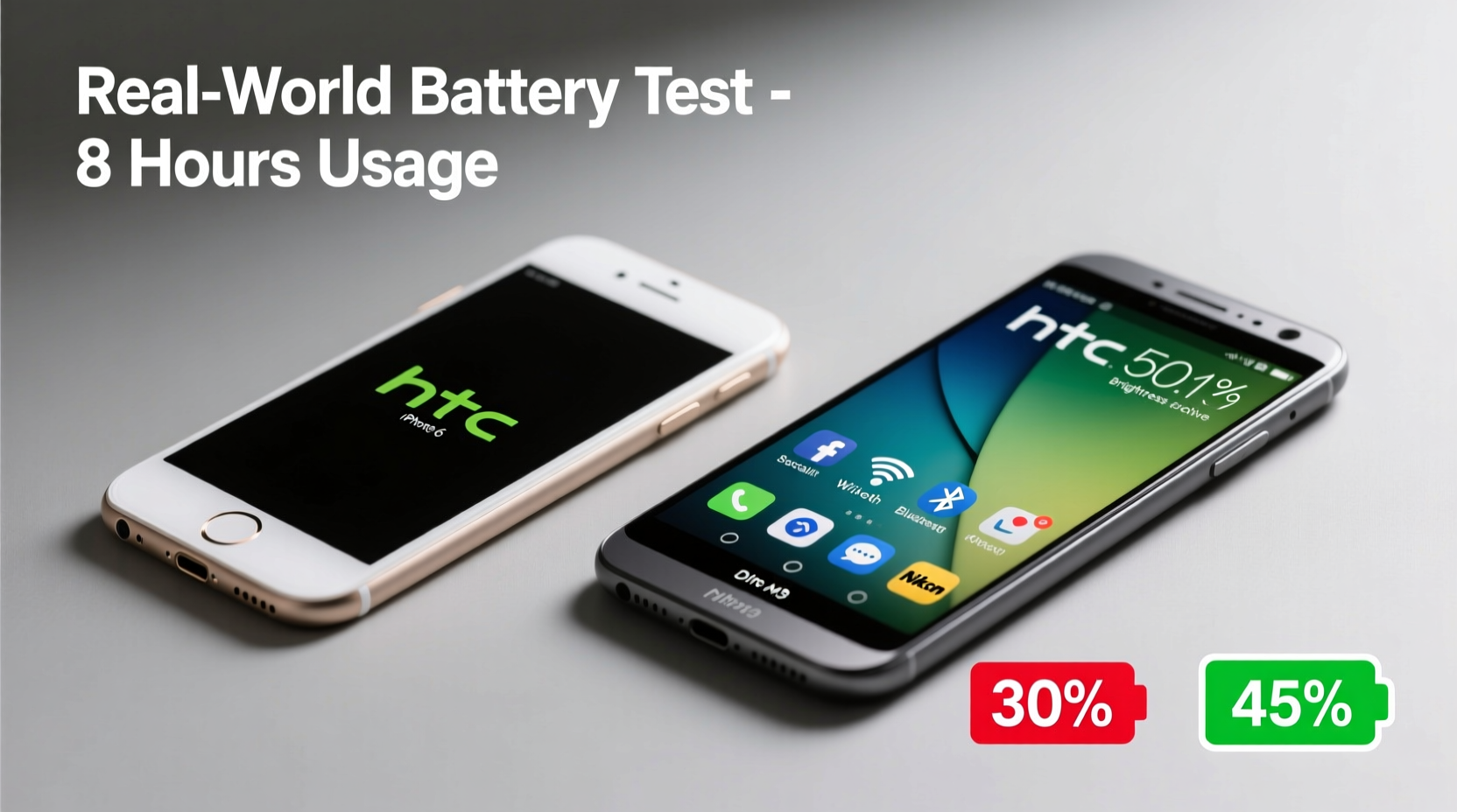iphone 6 vs htc one m9 battery which lasts longer for real world use