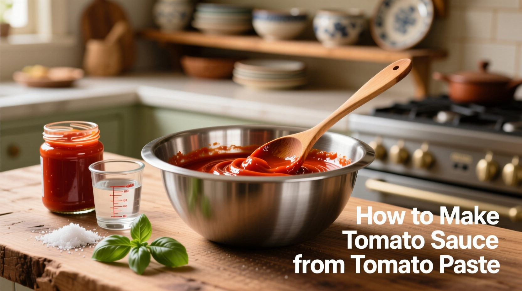 How to Make Tomato Sauce from Tomato Paste: Quick Recipe