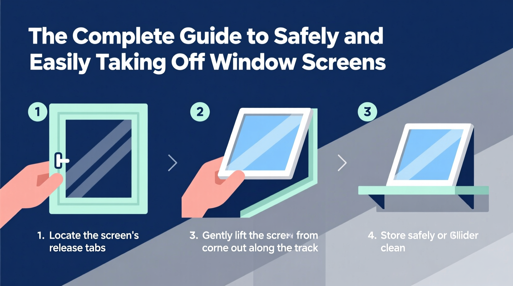 the complete guide to safely and easily taking off window screens