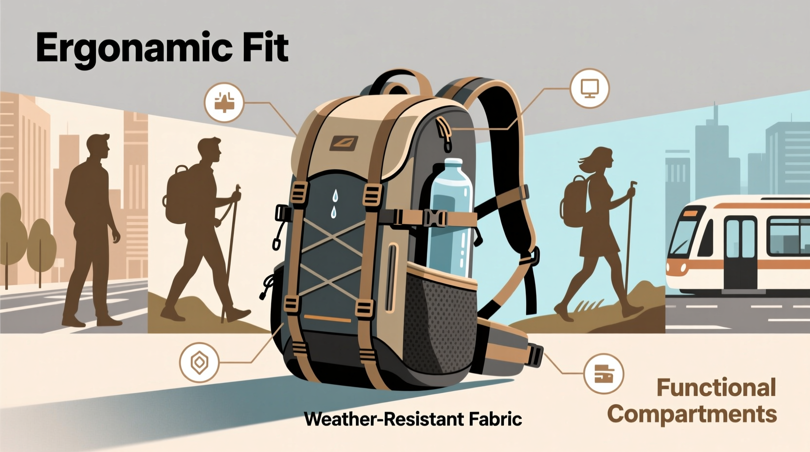 ultimate guide to choosing a versatile day pack for men and women features fit and function explained