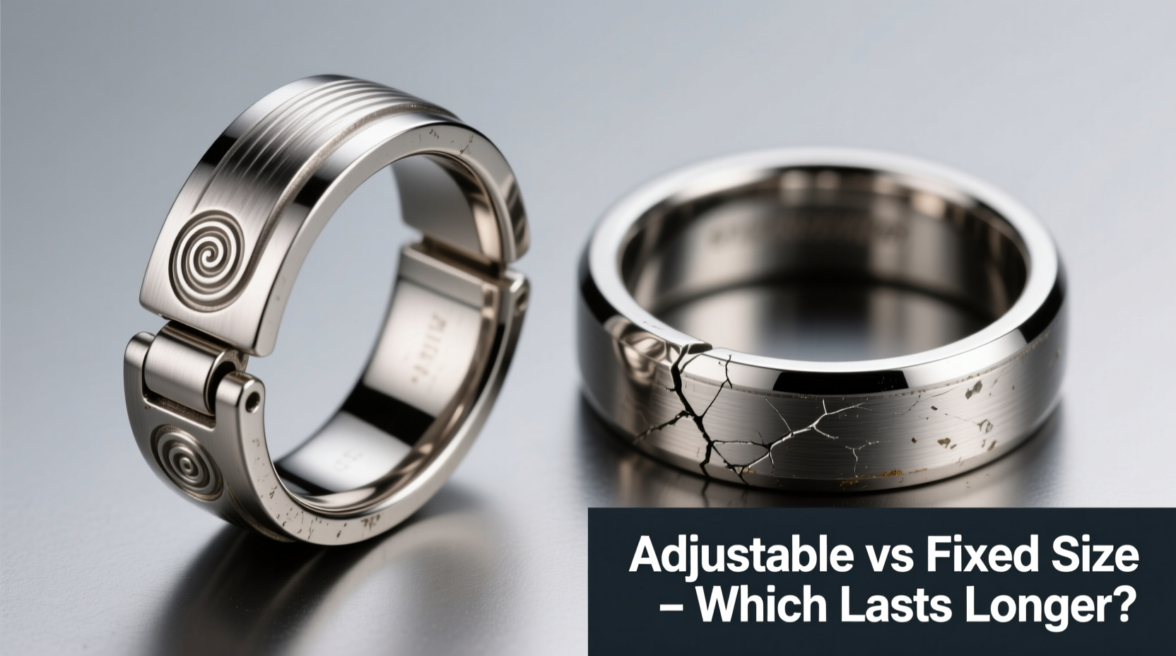 adjustable ring vs fixed size which ring is more durable