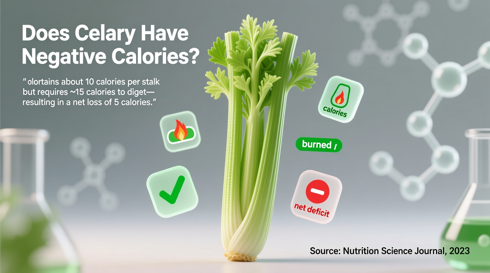 Celery Negative Calories: Myth vs Reality (Science Explained)