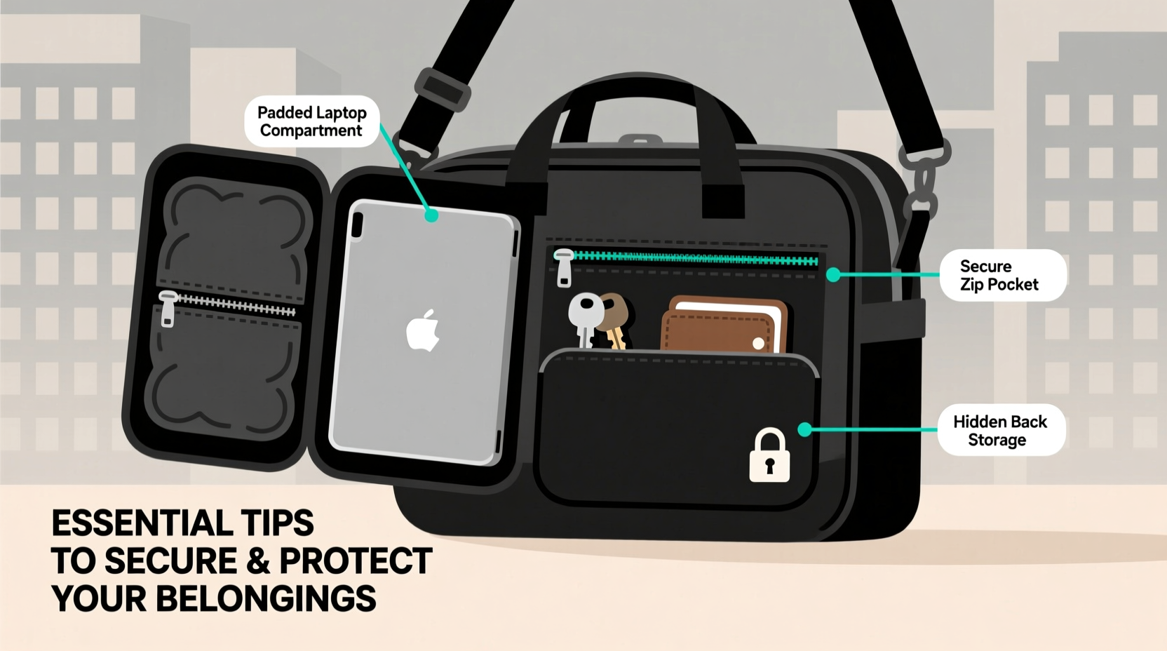 essential tips to secure and protect your belongings in a messenger bag