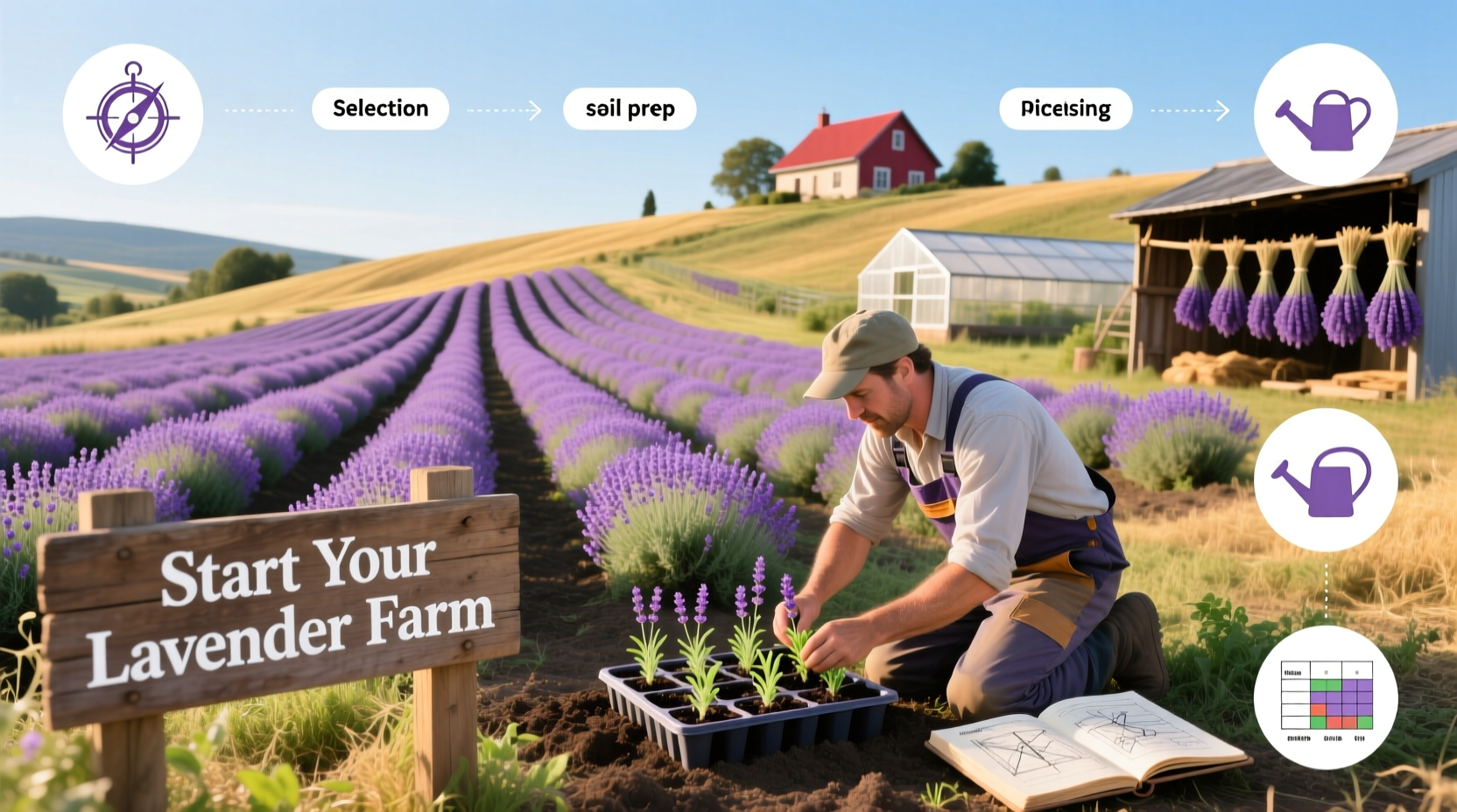 How to Start a Lavender Farm: Step-by-Step Guide