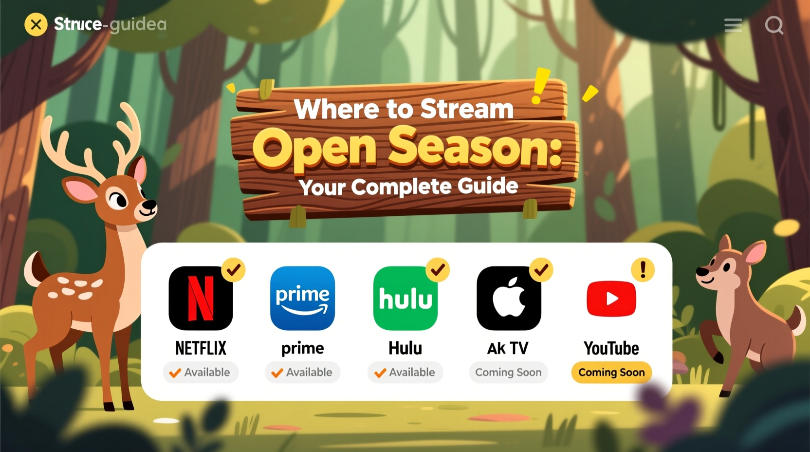 where to stream open season your complete guide to watching the animated movie