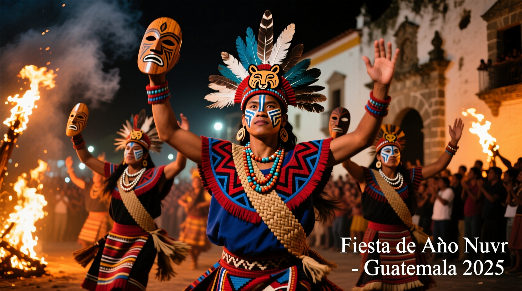 does guatemala new year festival performers wear special clothes