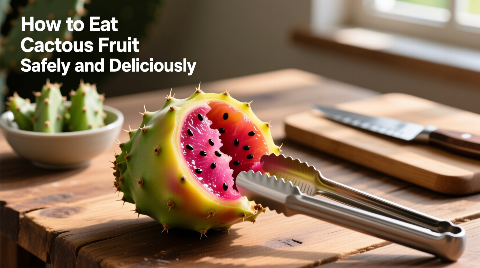 how do you eat a cactus fruit