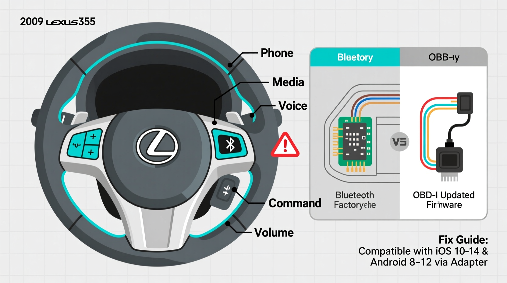 is350 2009 bluetooth steering controls