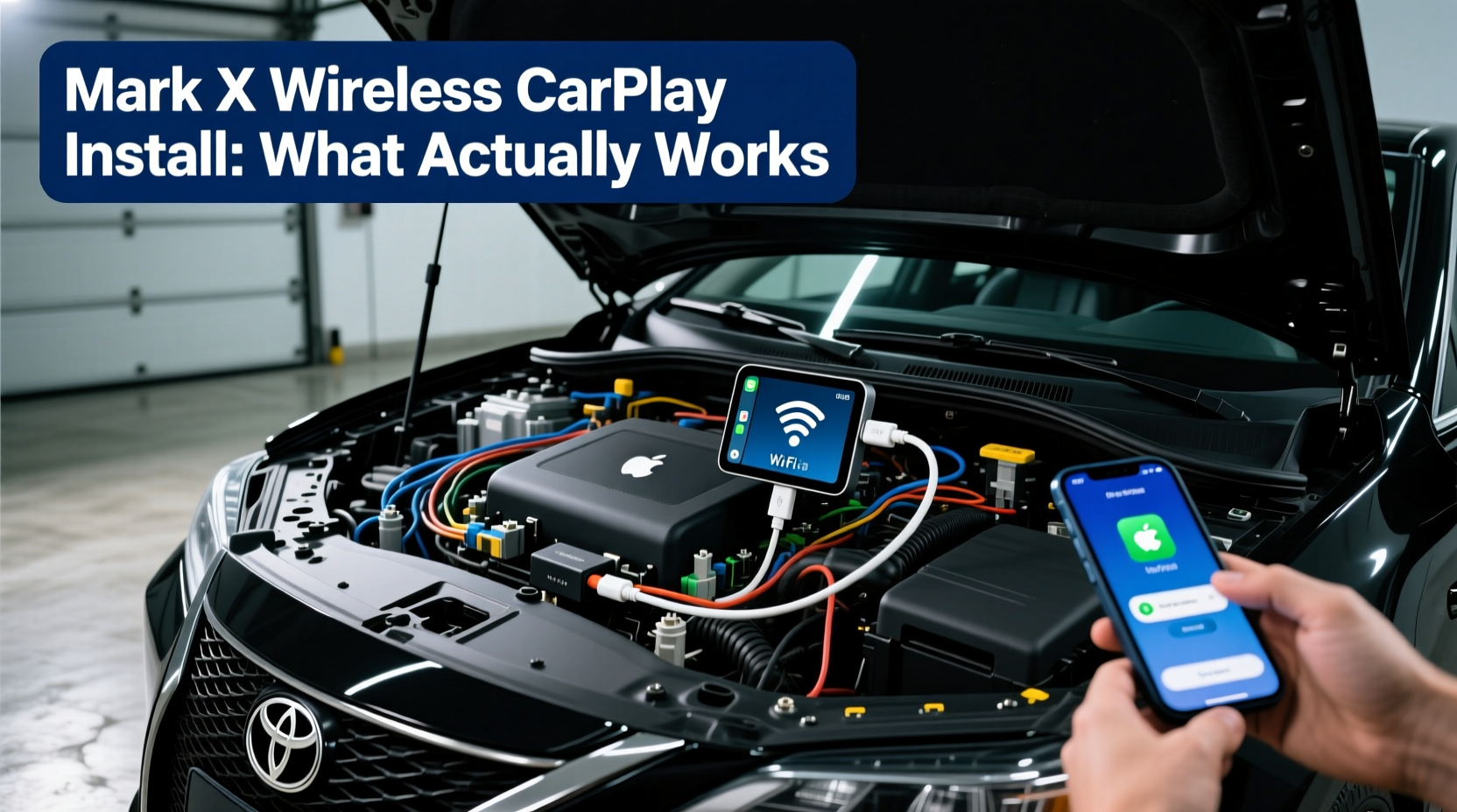 mark x wireless carplay install