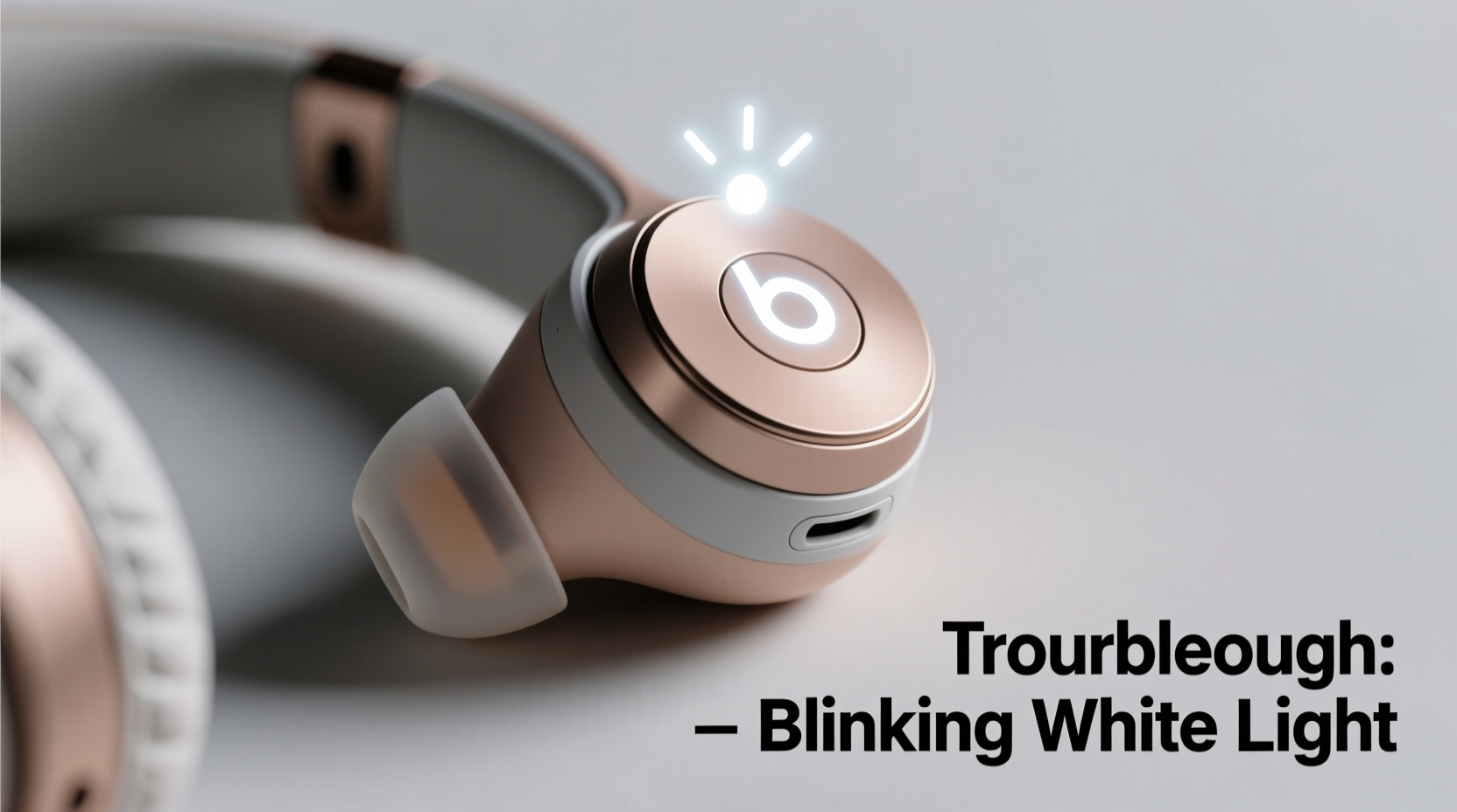 beats blinking white troubleshoot the flashing light issue