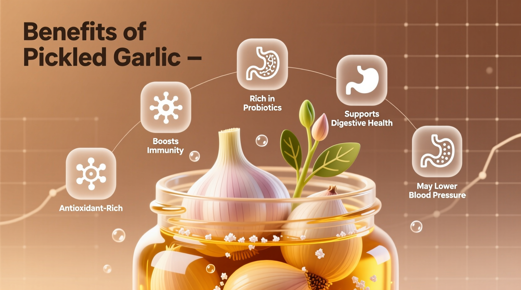 benefits of pickled garlic