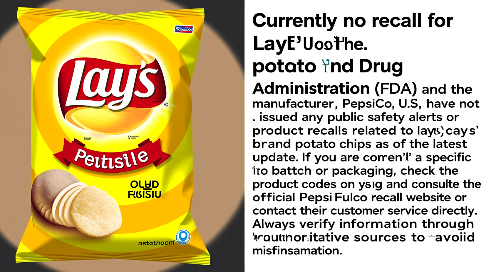 No Current Recall on Lay's Potato Chips: Verified Safety Update