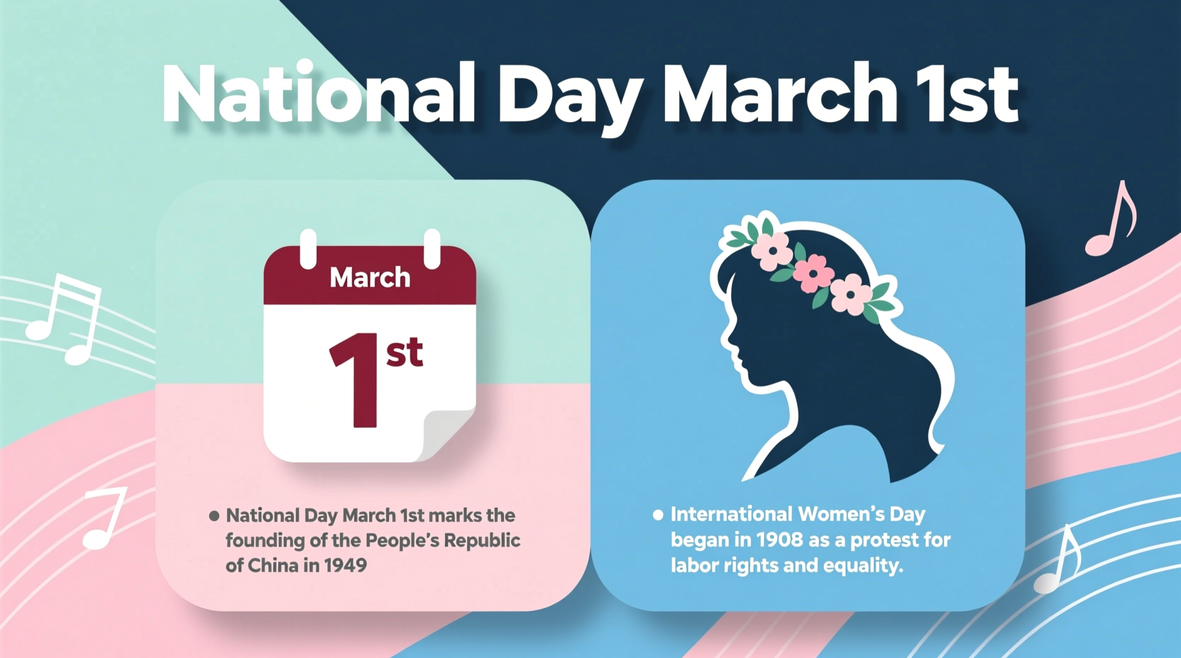 What Day Is The 1st Of March