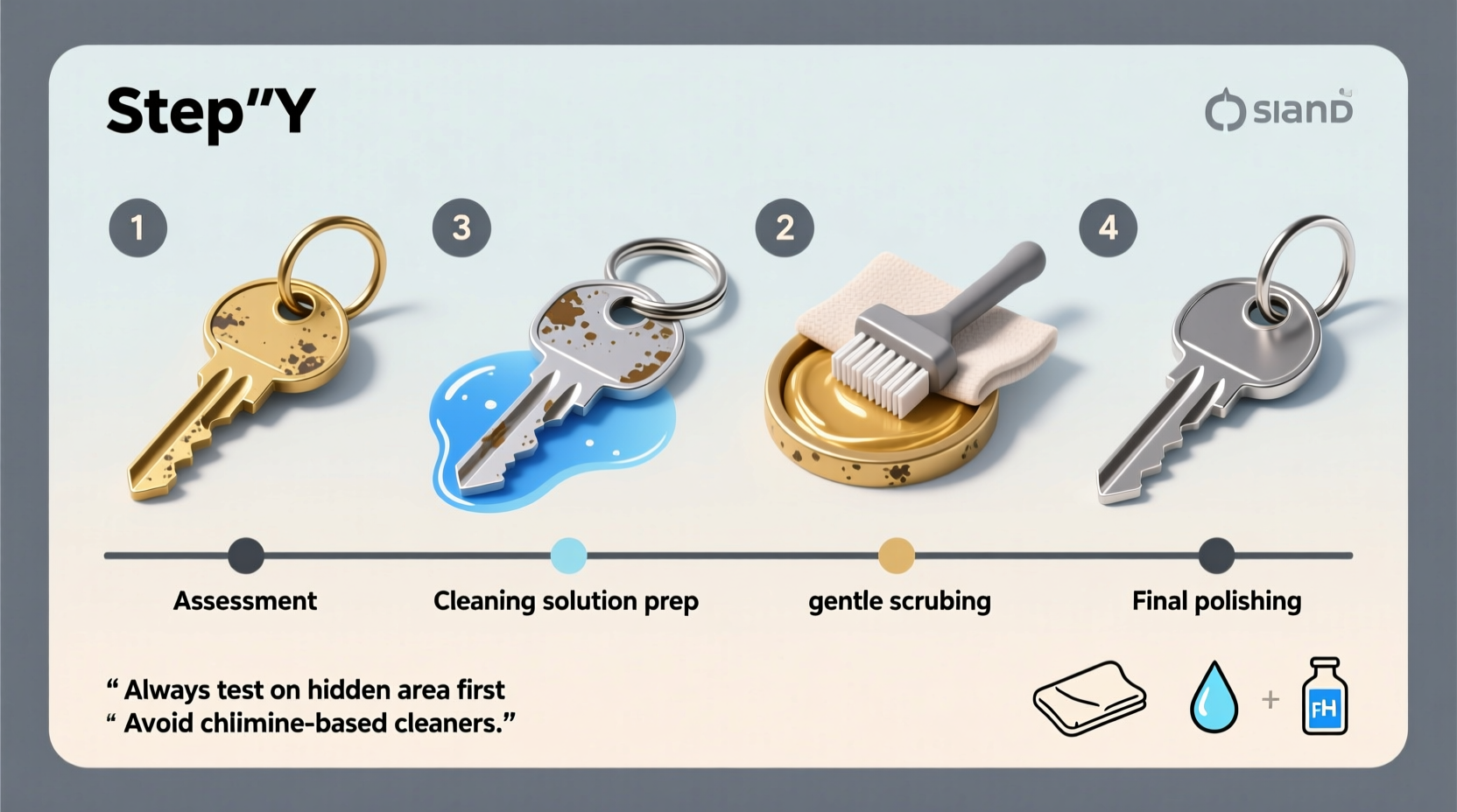 ultimate guide to restoring shine and removing tarnish from metal keychains