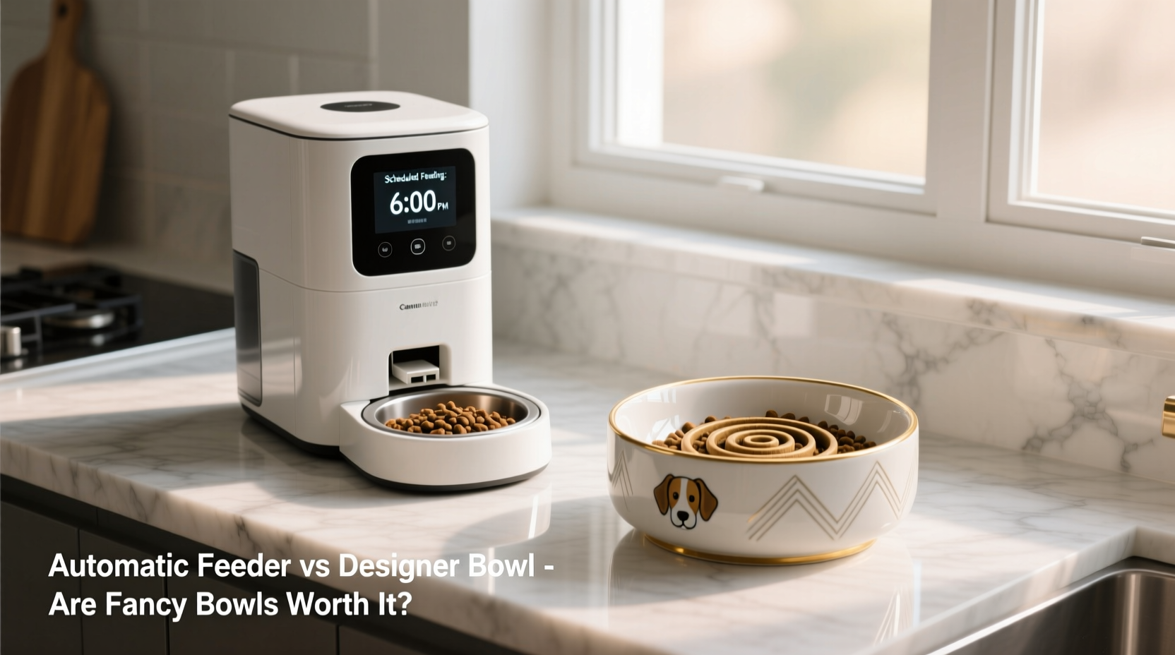 automatic dog feeder vs designer bowl are fancy dog bowls really worth it