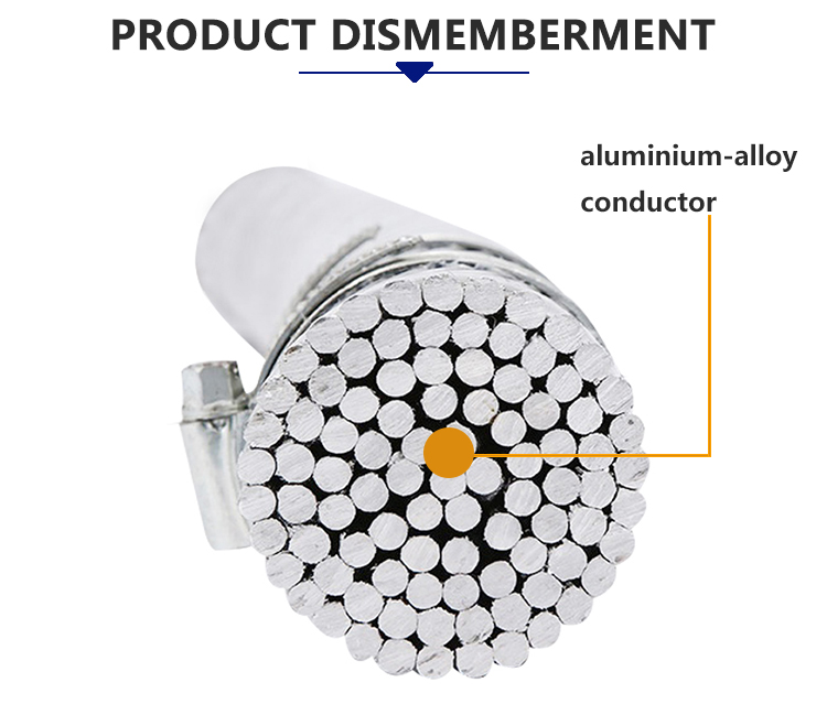 OEM Bare AAC Conductor Electric Overhead Transmission Line