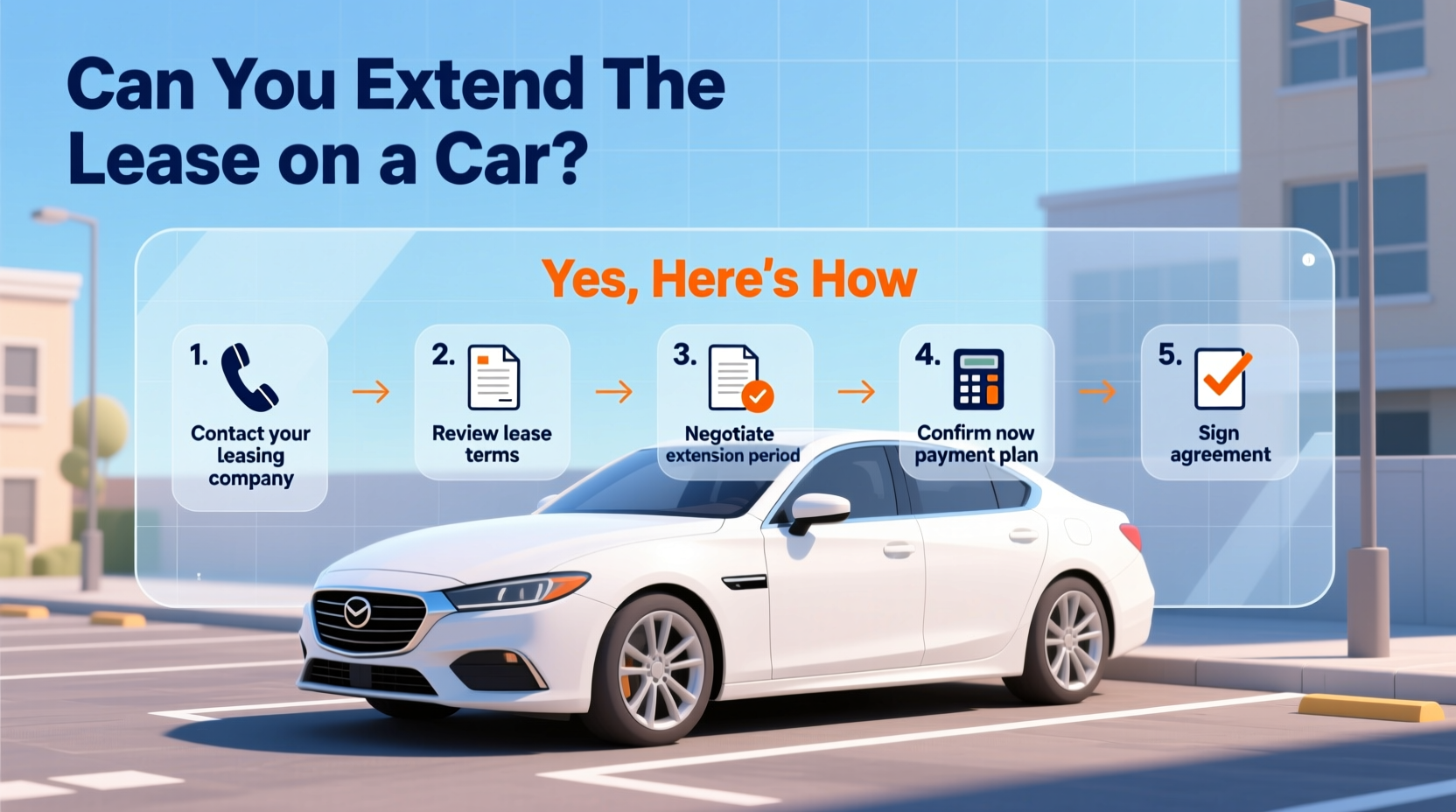 can you extend the lease on a car