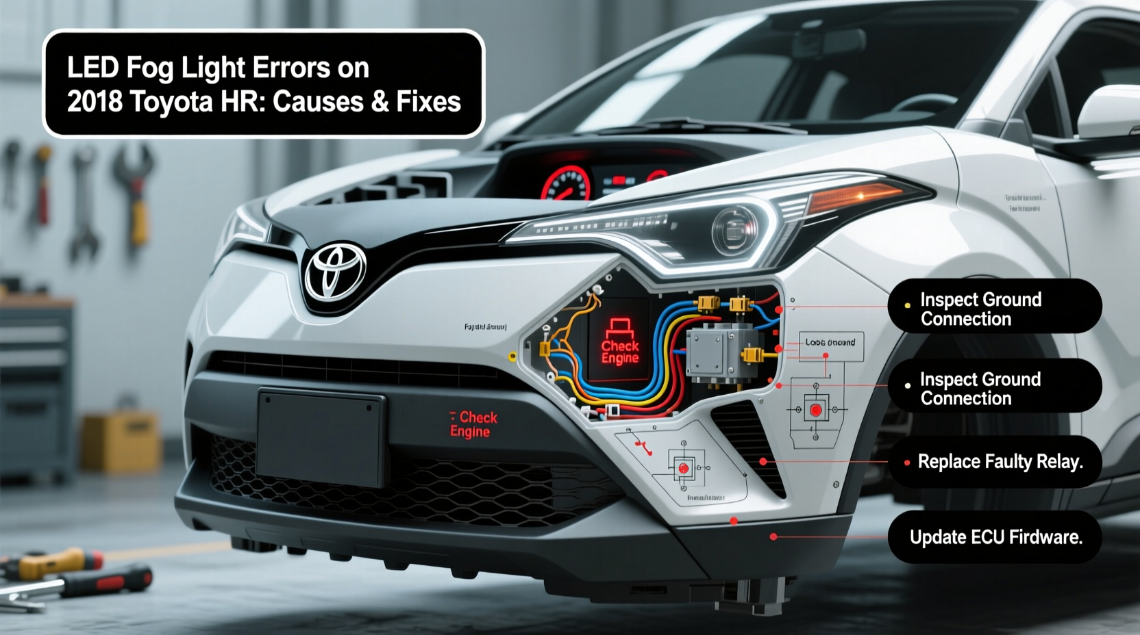 led fog light errors 2018 chr