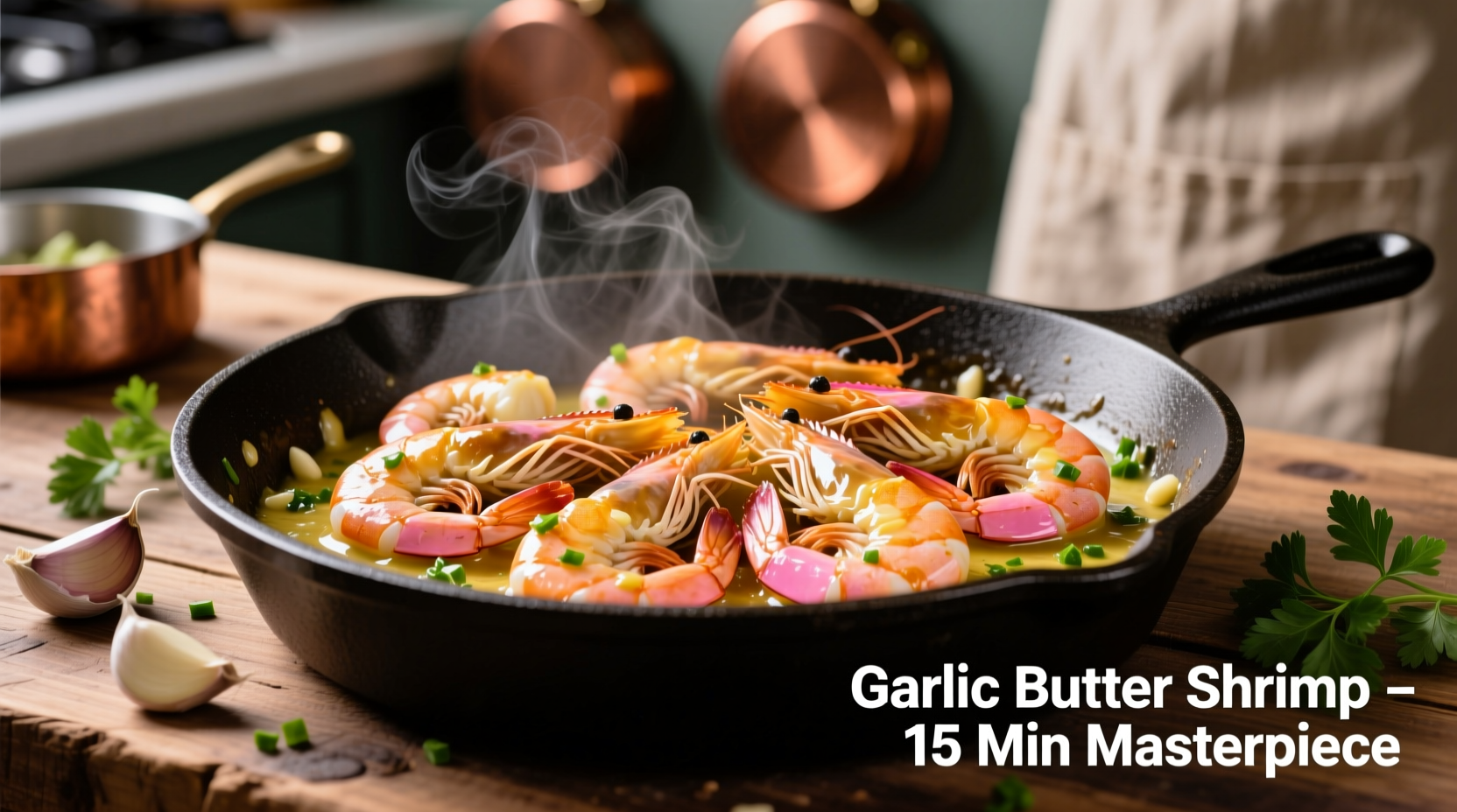 how to cook garlic butter shrimp