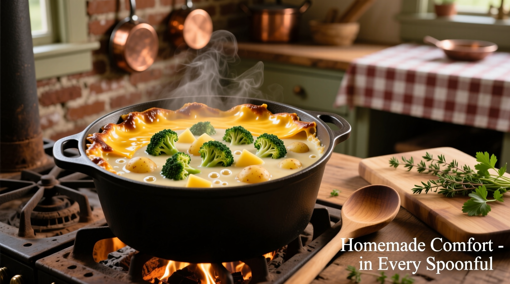 broccoli cheese potato soup