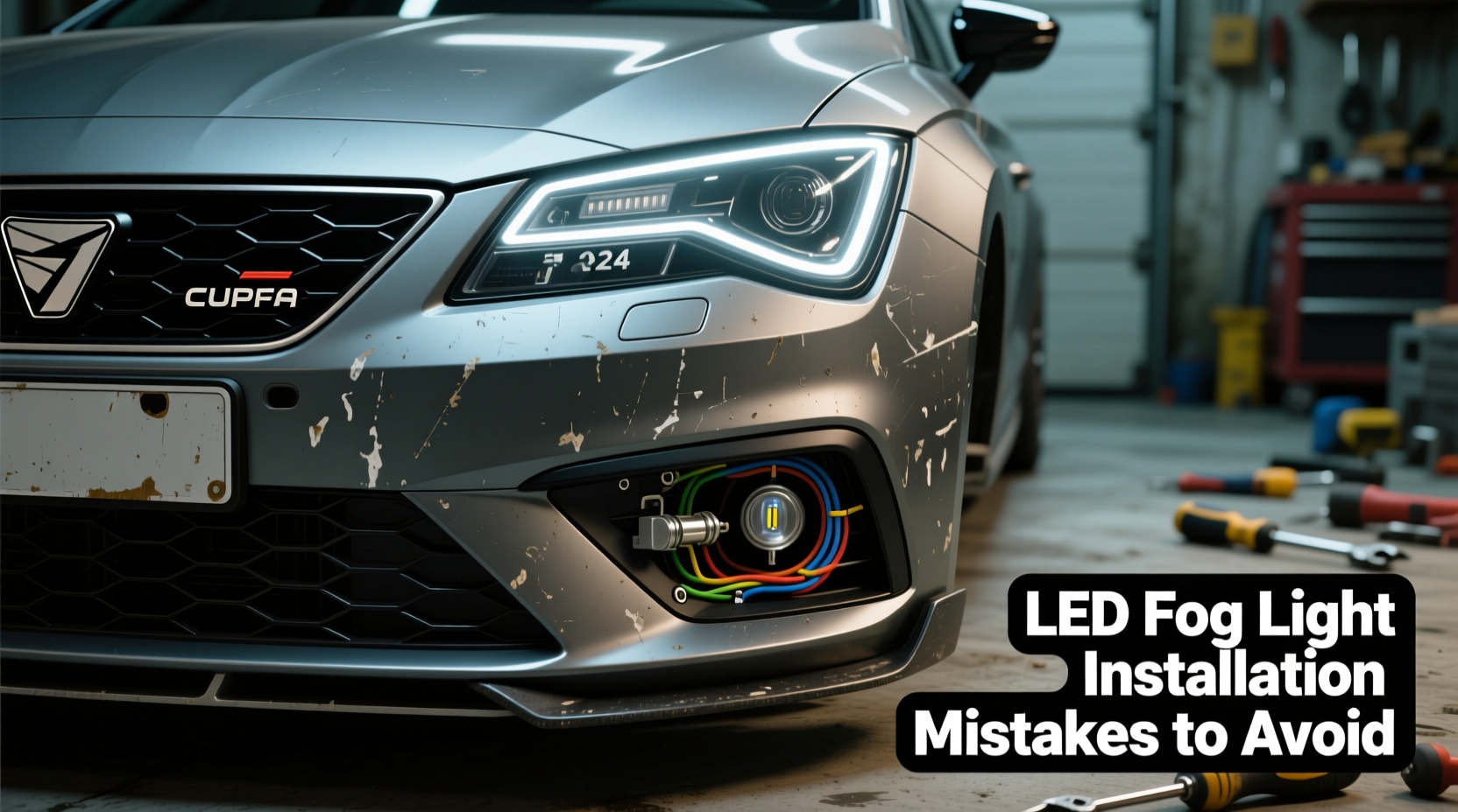 cupra leon 2024 led fog light mistakes