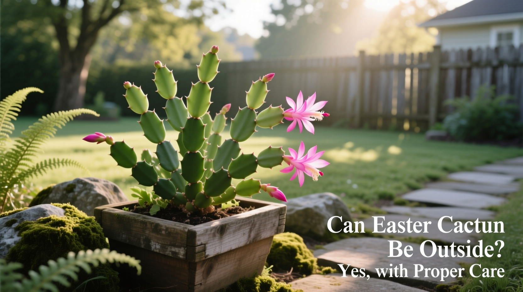 can easter cactus be outside