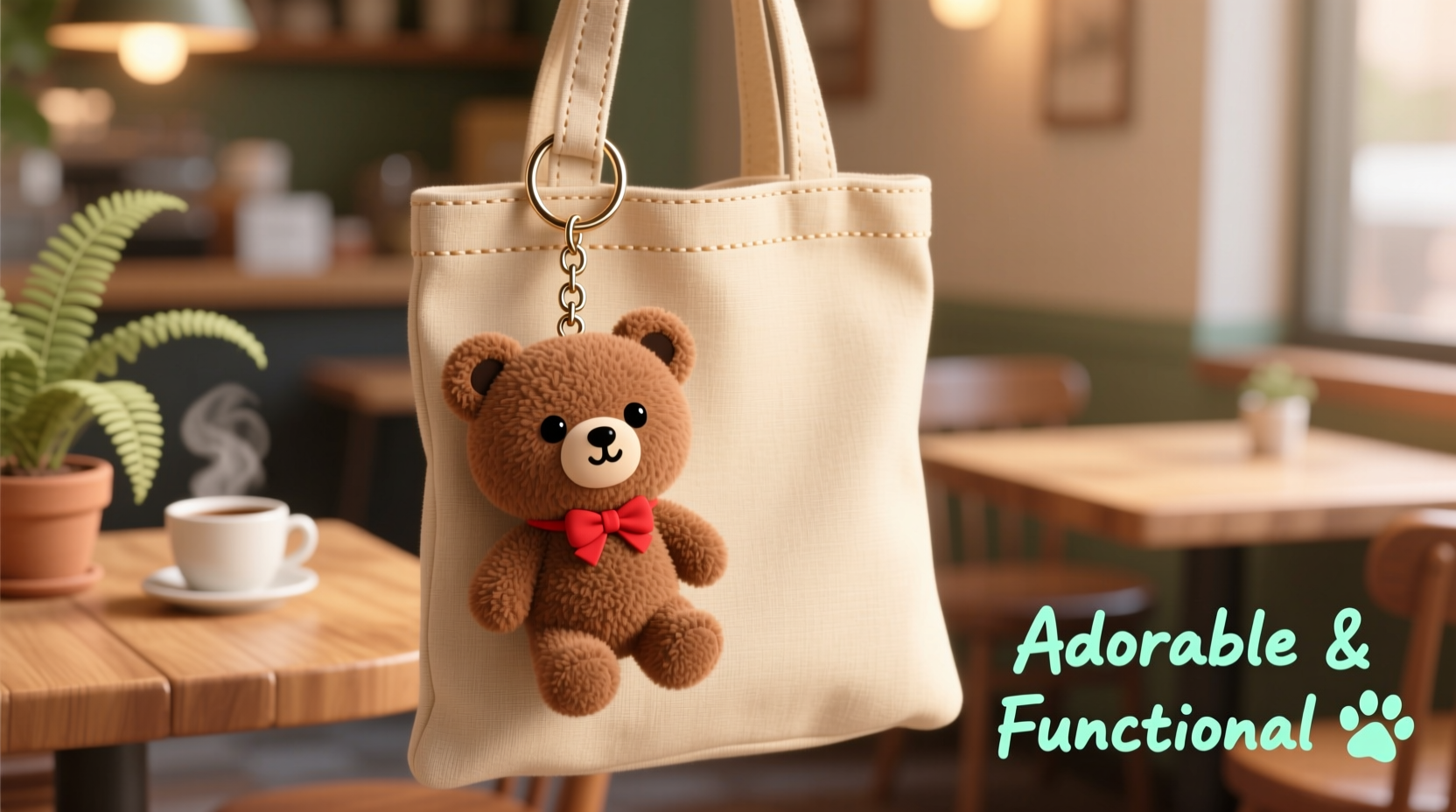creative tips for using a bear keychain to make your bag look adorably stylish