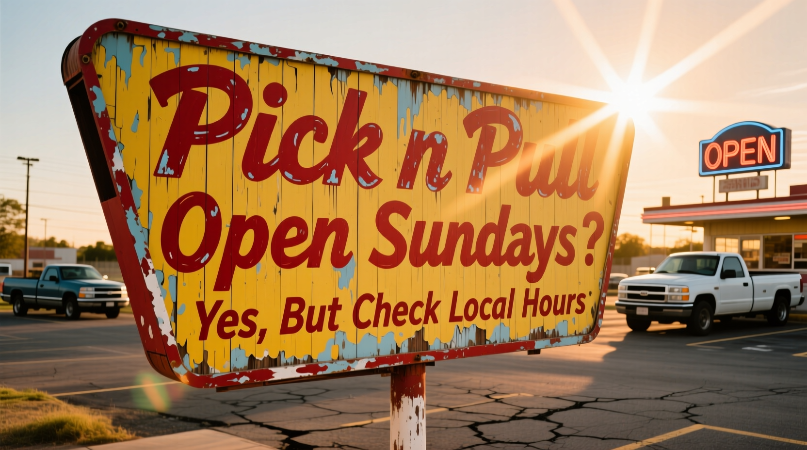 is pick n pull open on sundays