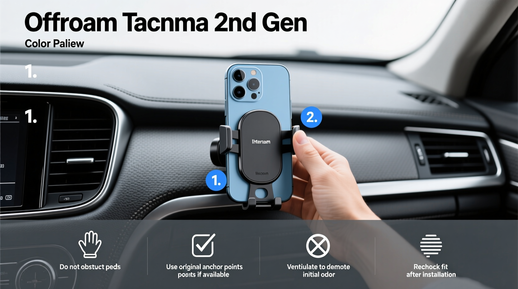 offroam phone mount tacoma 2nd gen review buying guide