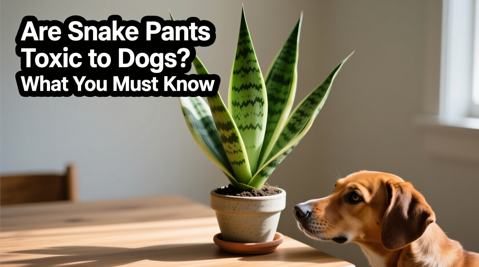 are snake plants toxic to dogs