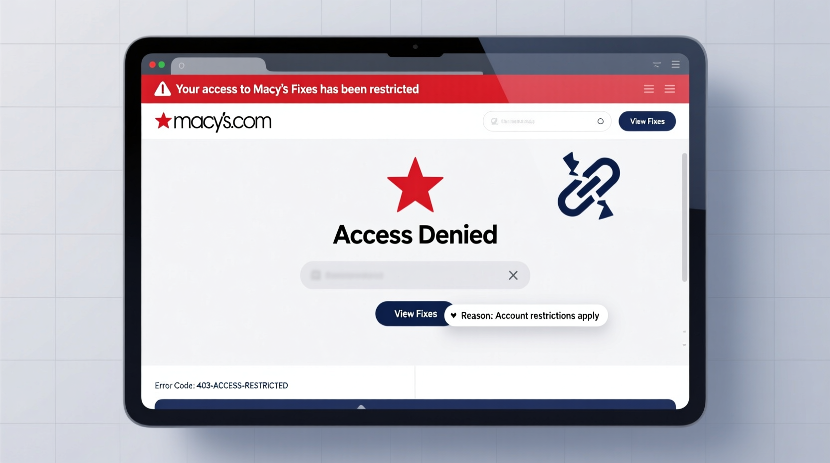 why am i being denied access to macys com fixes reasons