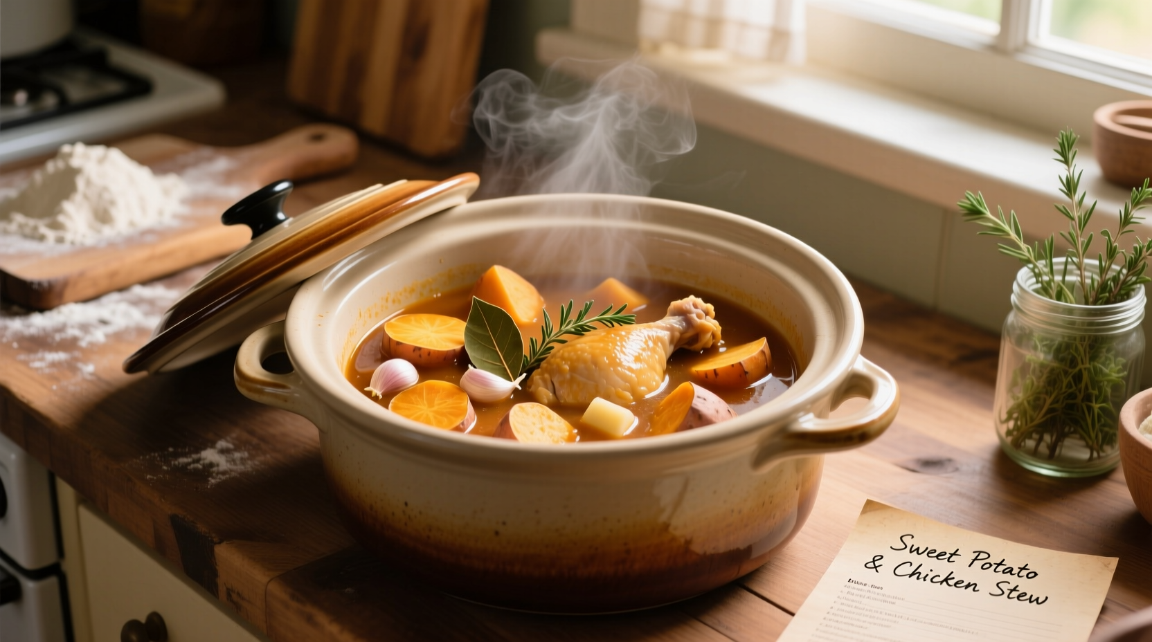 chicken and sweet potato crock pot