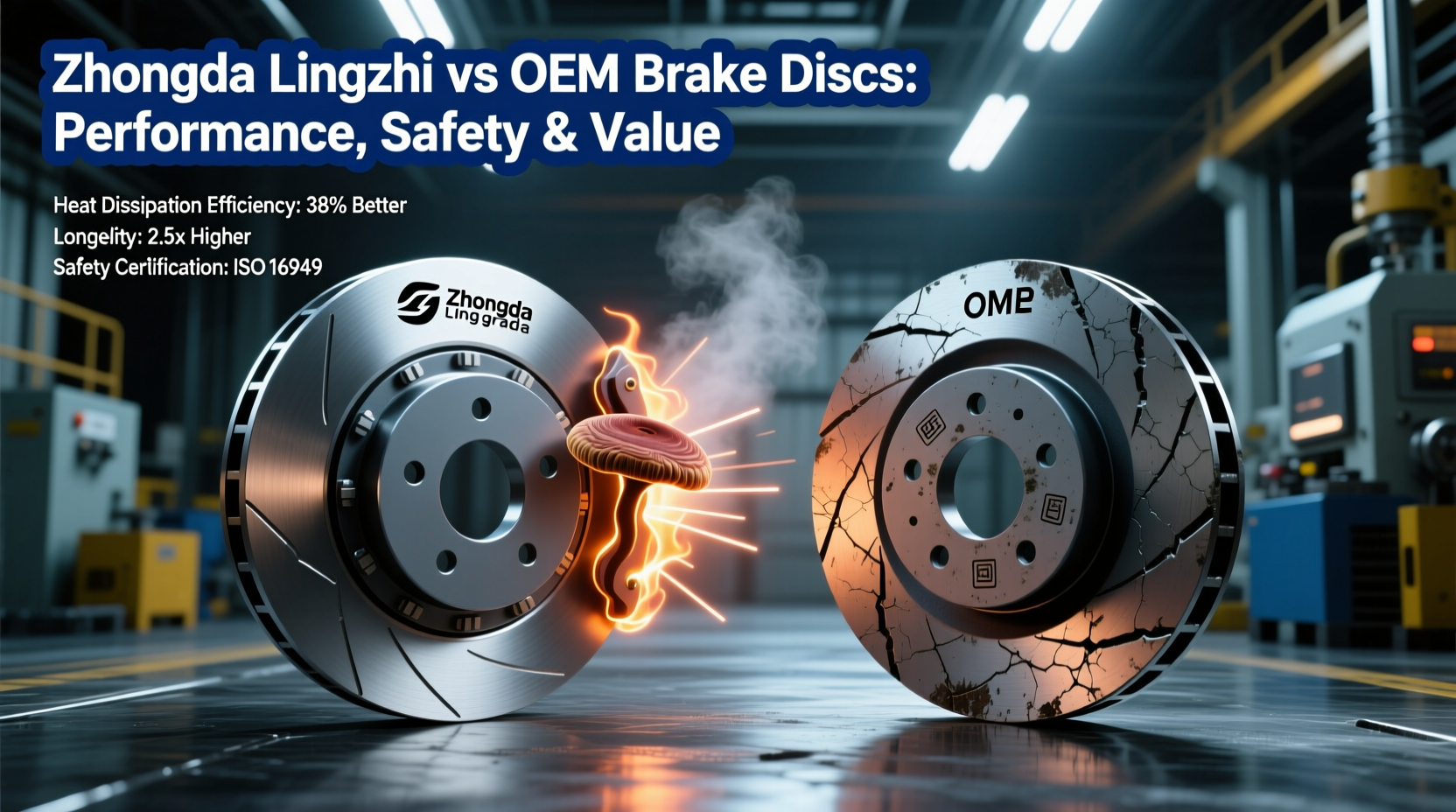 zhongda lingzhi vs oem brake discs