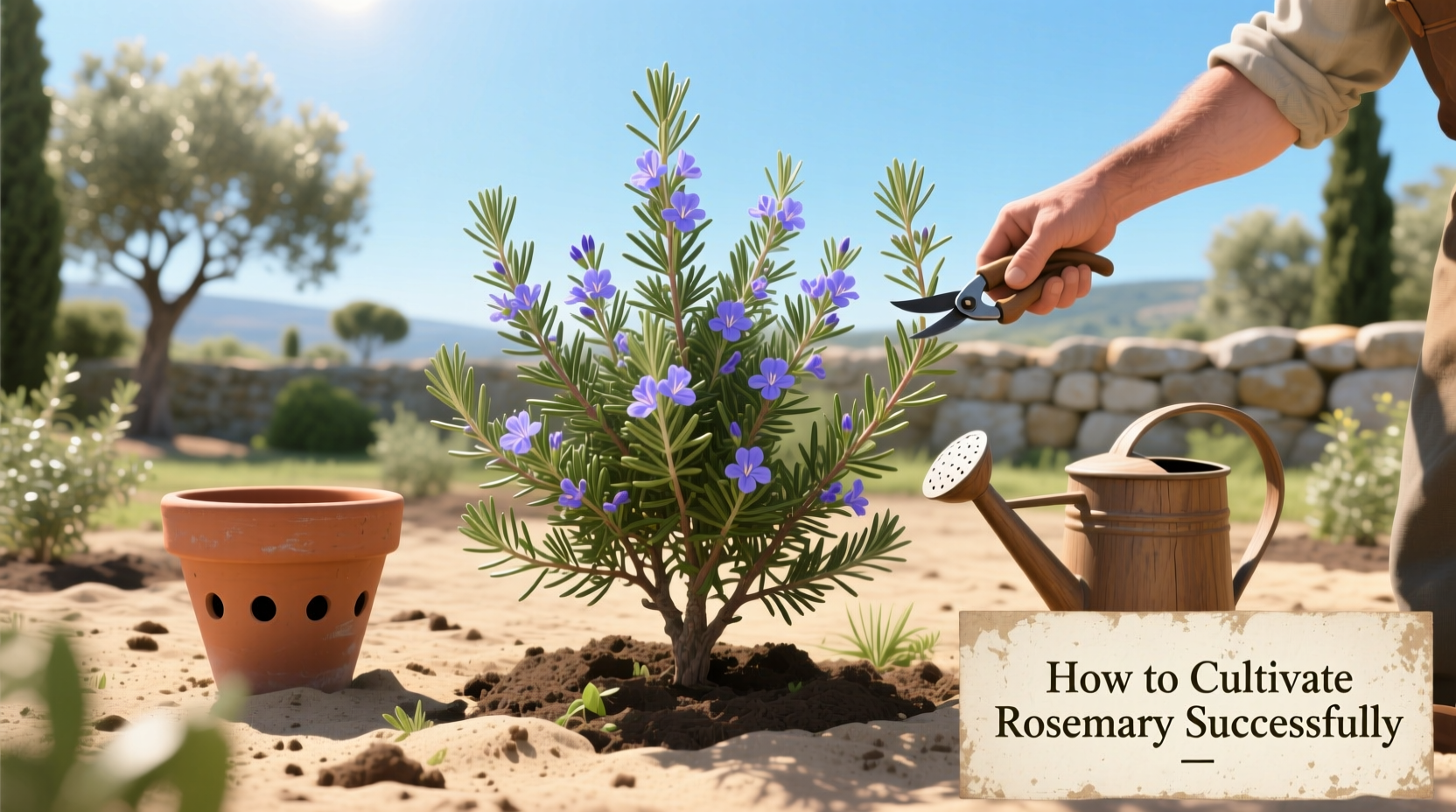 how to cultivate rosemary