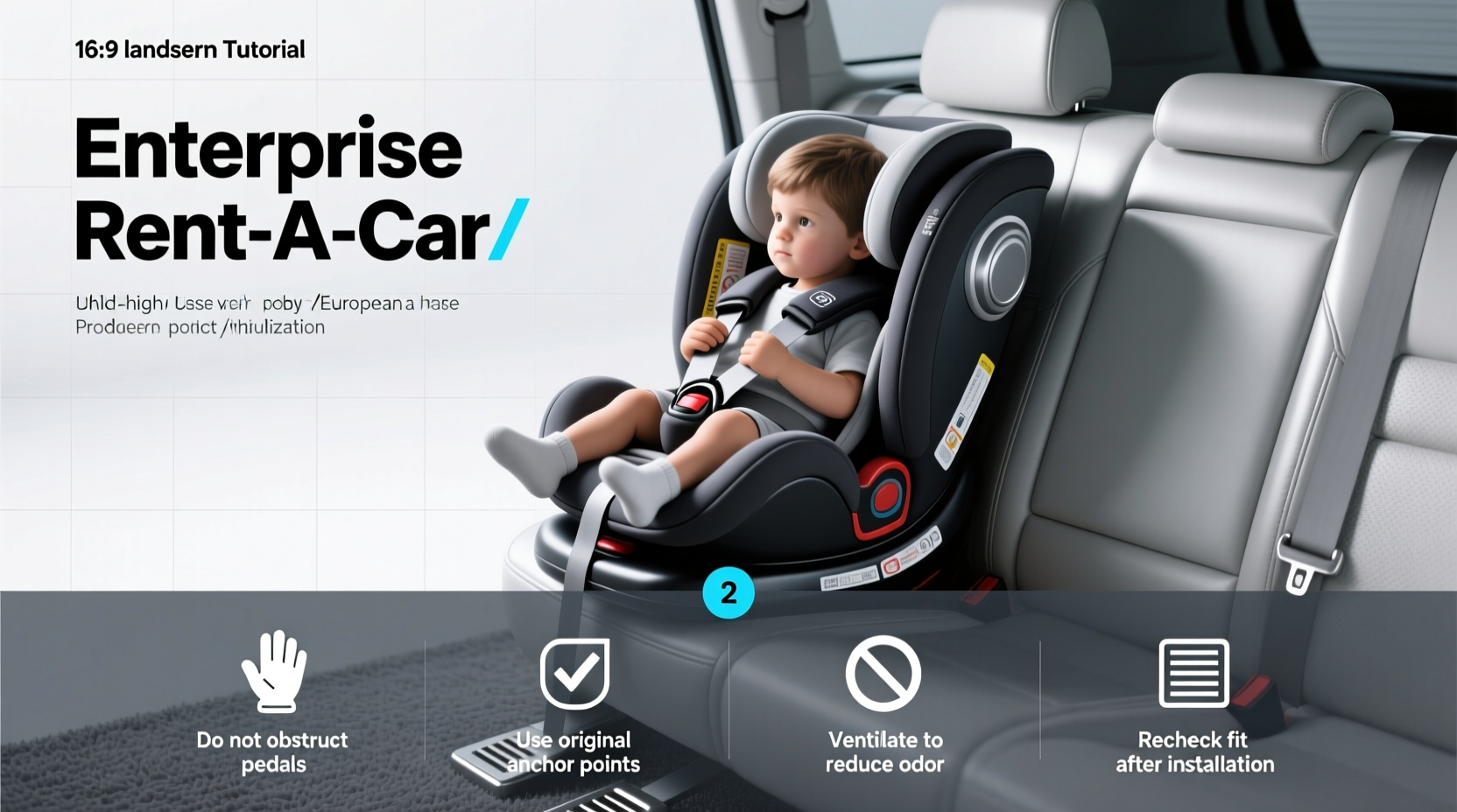 enterprise rent a car child seat