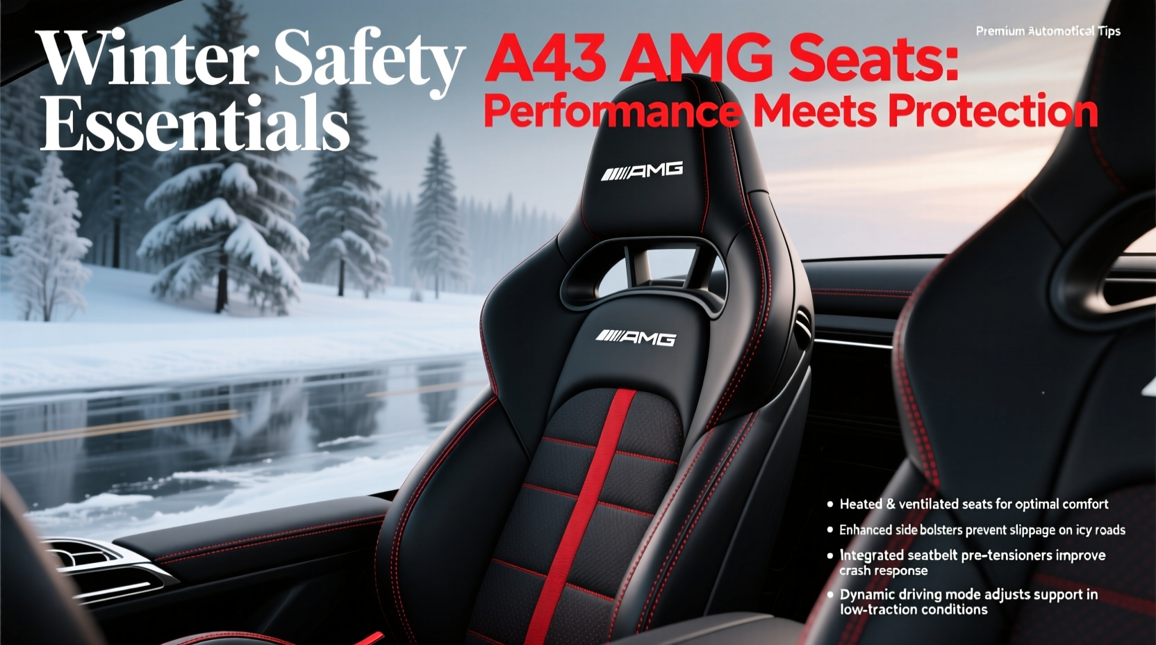 a45 amg seats winter safety