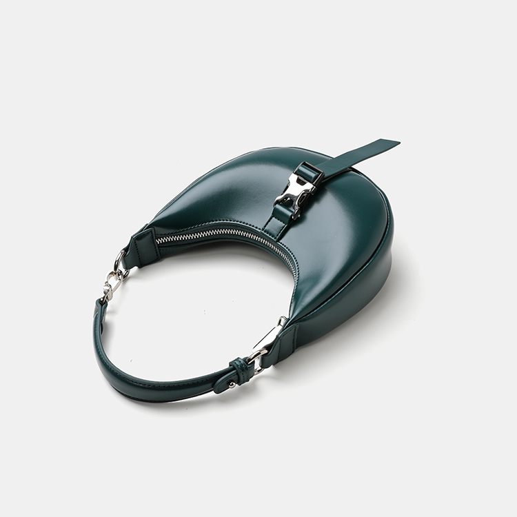 Moon Shaped With Metal Chain Female Best Bags Women real leather Handbags Lady Hand Bag Cross Body Handbags