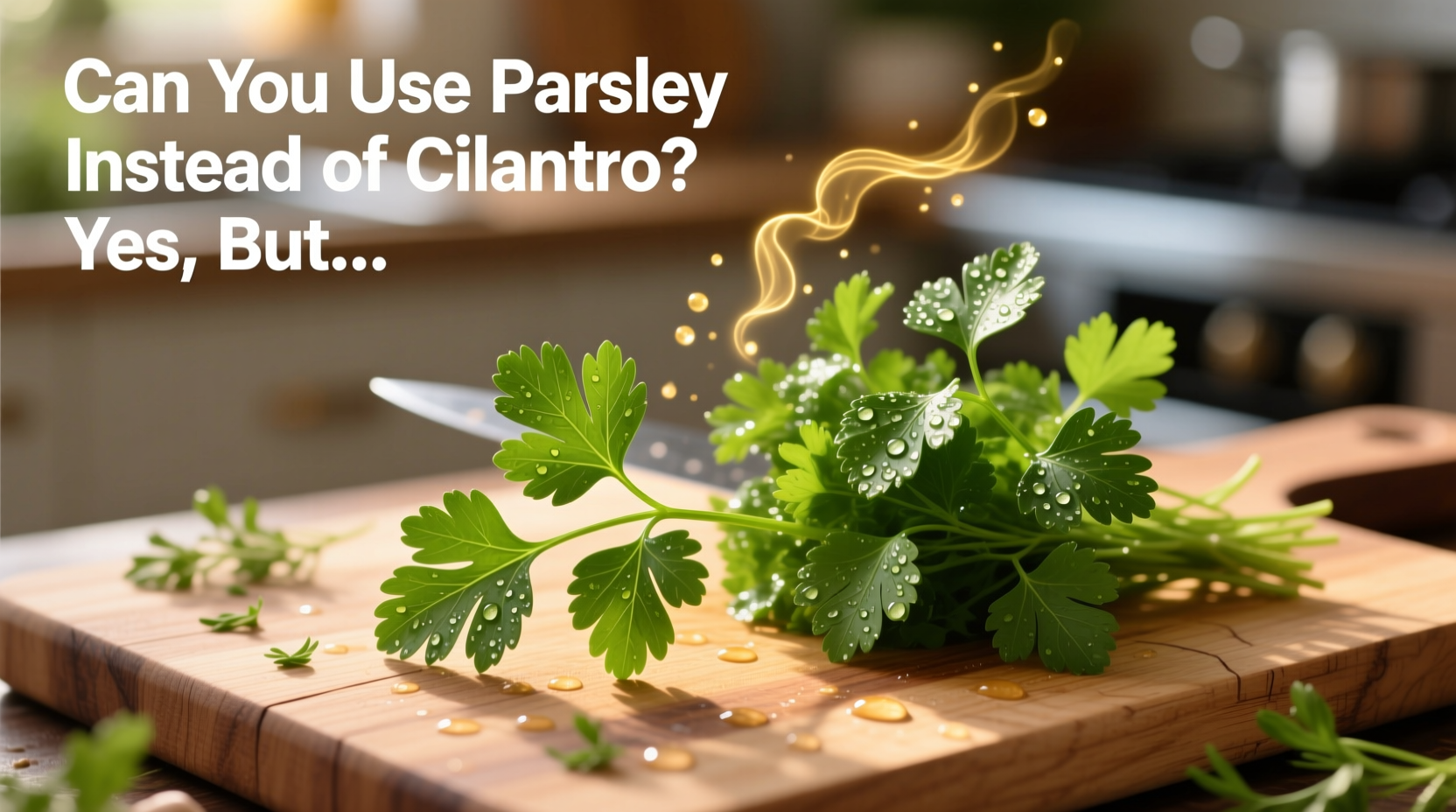 can you use parsley instead of cilantro