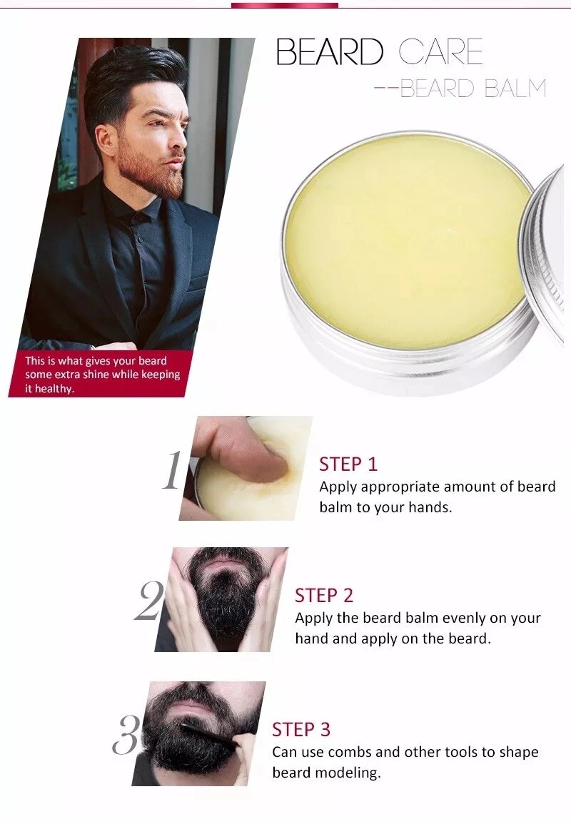 [MISSY] OEM / ODM Private Label Styling Protecting Soft Men Multi Use Beard Oil Mustache Balm